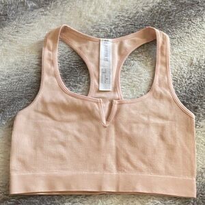 4/$30 Forever 21 Peach Ribbed Racerback Bralette